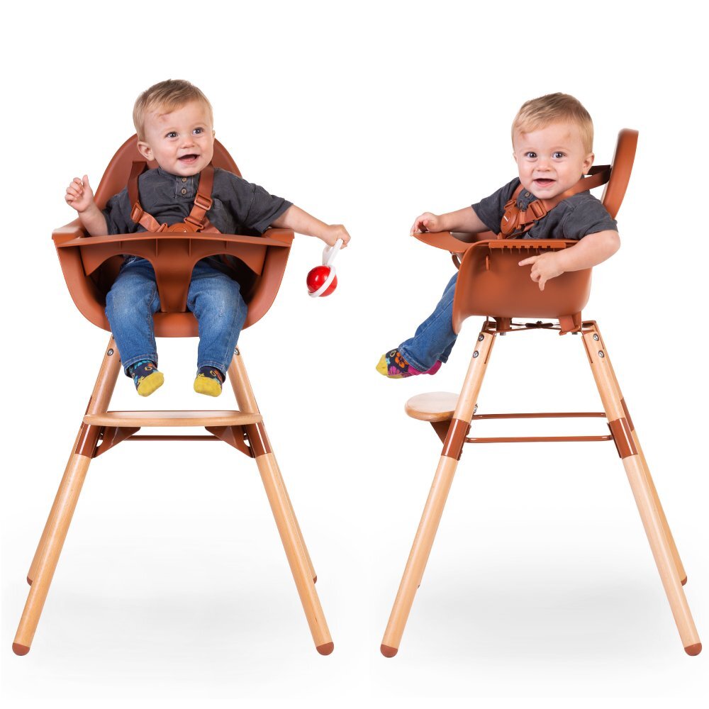 Childhome Scaun de masa reglabil in inaltime Evolu 2 NaturalRuginiu