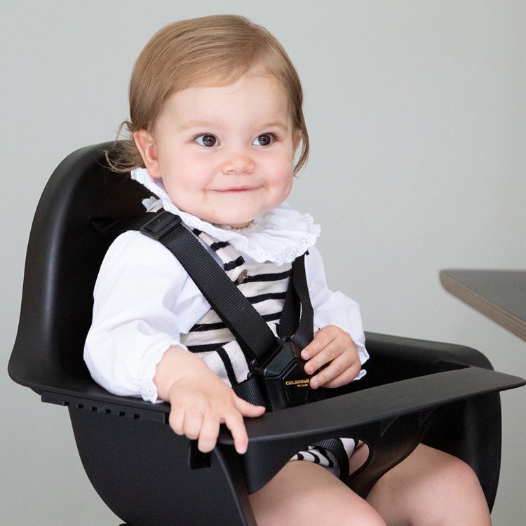 Childhome Scaun de masa reglabil in inaltime Evolu 2 negru