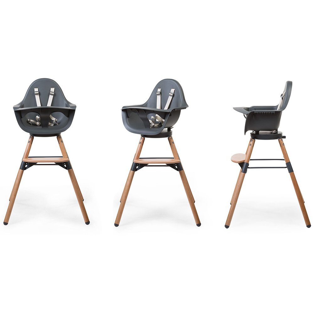 Childhome Scaun de masa reglabil in inaltime Evolu One.80 naturalantracit
