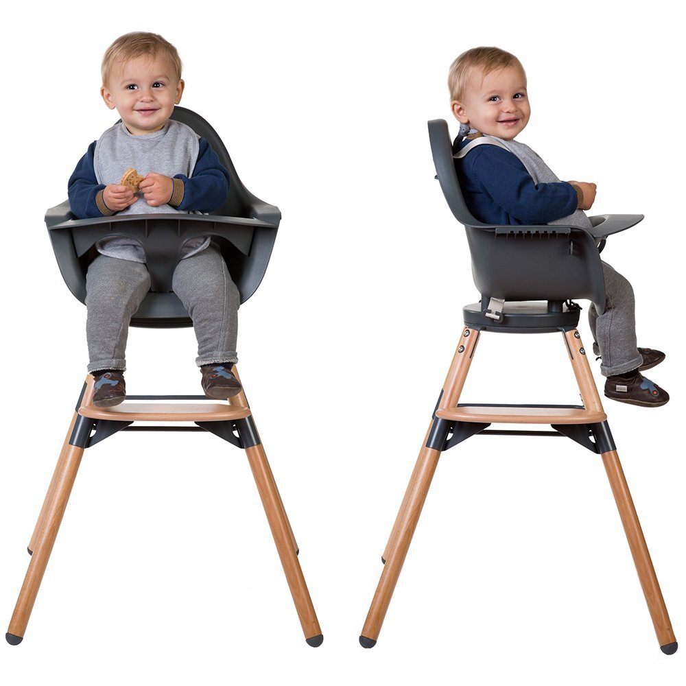 Childhome Scaun de masa reglabil in inaltime Evolu One.80 naturalantracit