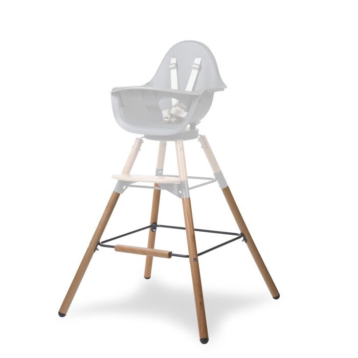 Childhome Set picioare cu suport pentru scaun de masa Evolu NaturalAntracit