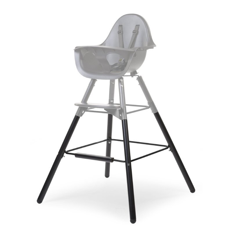 Childhome Set picioare cu suport pentru scaun de masa Evolu Negru