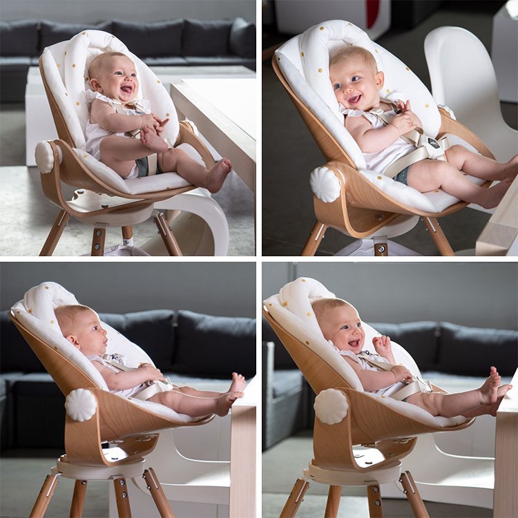 Childhome Sezut nou-nascut pentru scaun de masa Evolu 2Evolu One.80 naturalalb