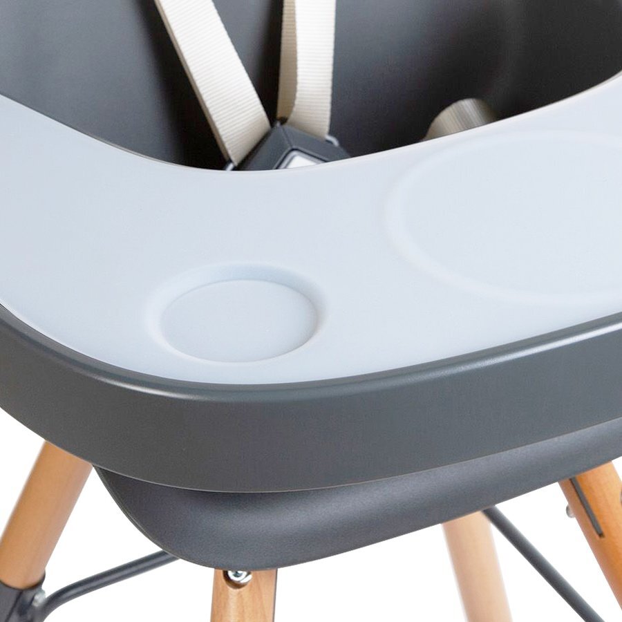 Childhome Tavita scaun de masa Evolu + protectie din silicon antracit