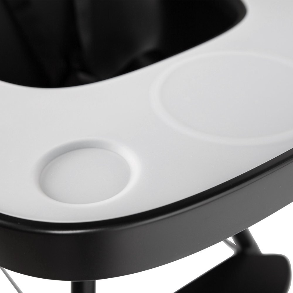 Childhome Tavita scaun de masa Evolu + protectie din silicon negru