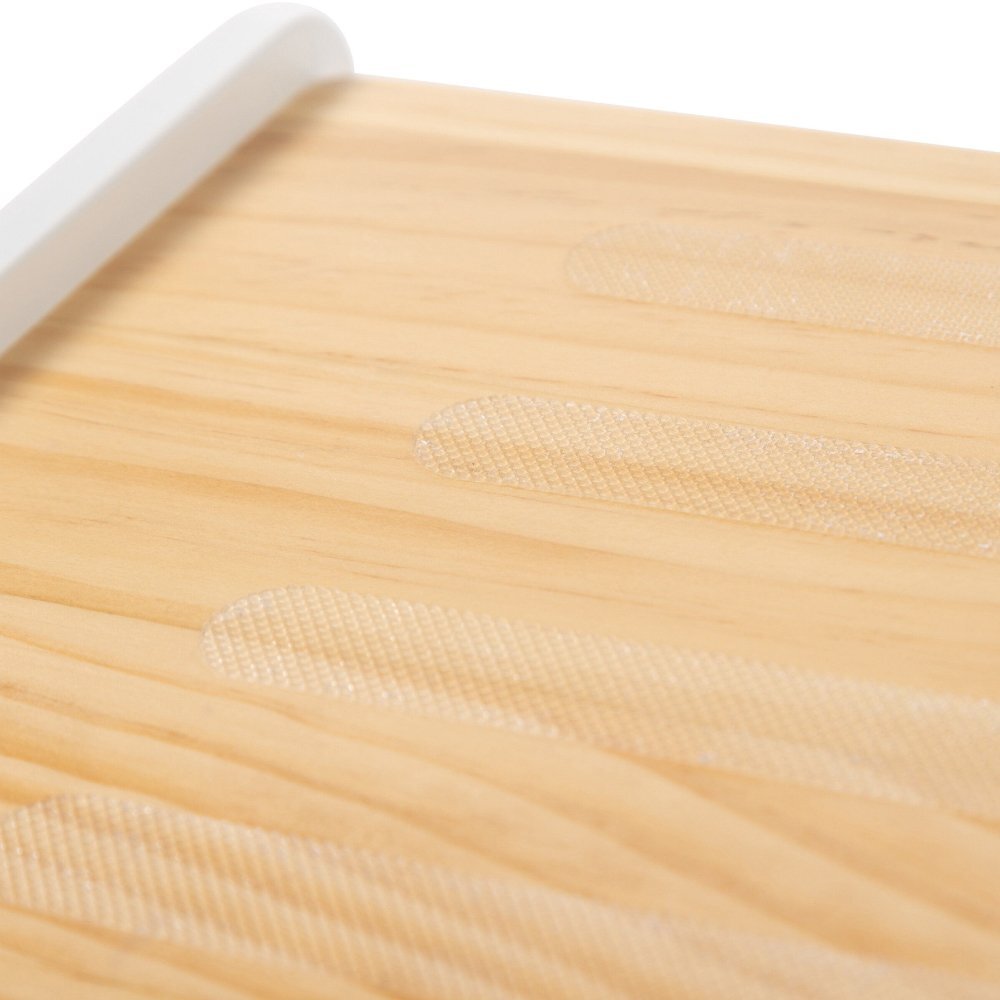 Childhome Treapta inaltator 35x23x18 cm lemn natural alb