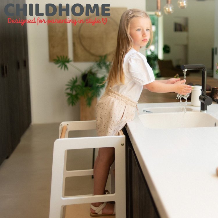 Childhome Turn de invatare naturalalb