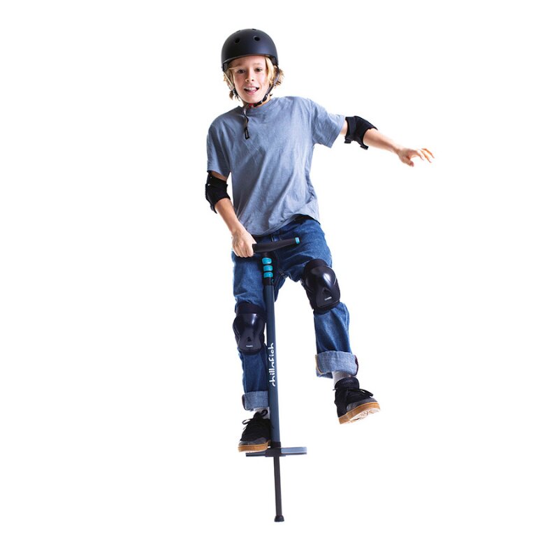 Chillafish Saritor pentru copii 5 ani+ Poogi Albastru stick pogo