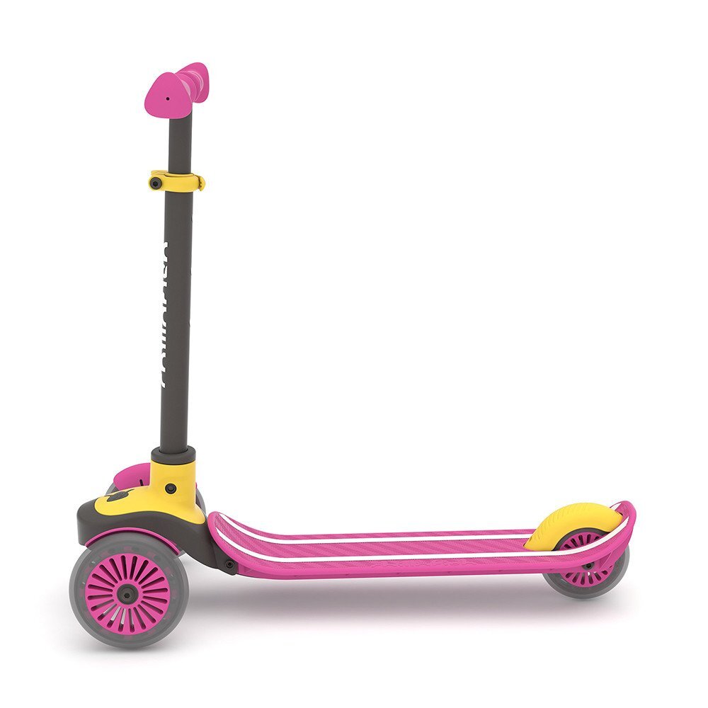 Chillafish Trotineta pentru copii Scotti Pink cu ghidon reglabil roti ABEC-5 greutate admisa 50 kg