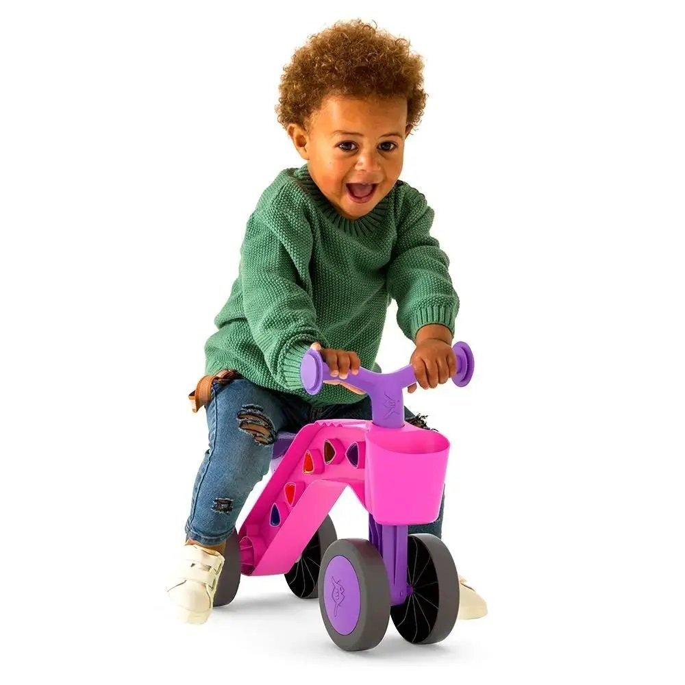 Chillafish Vehicul pentru copii ItsiBitsi Blocks Fuchsia