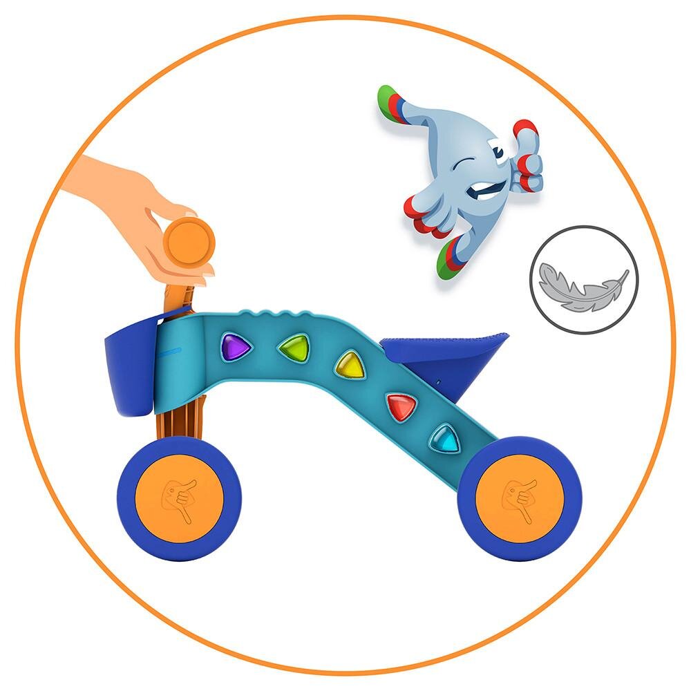 Chillafish Vehicul pentru copii ItsiBitsi Blocks OrangeBlue