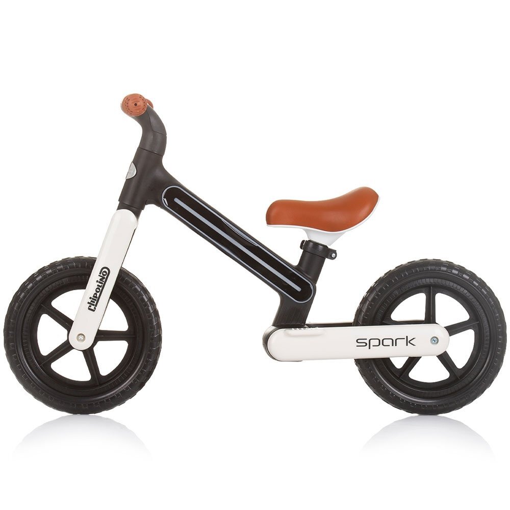 CHIPOLINO Bicicleta fara pedale Spark black white