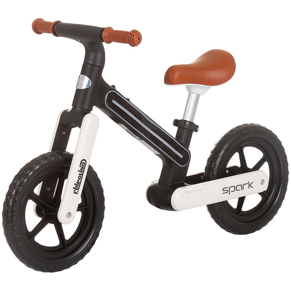 CHIPOLINO Bicicleta fara pedale Spark black white