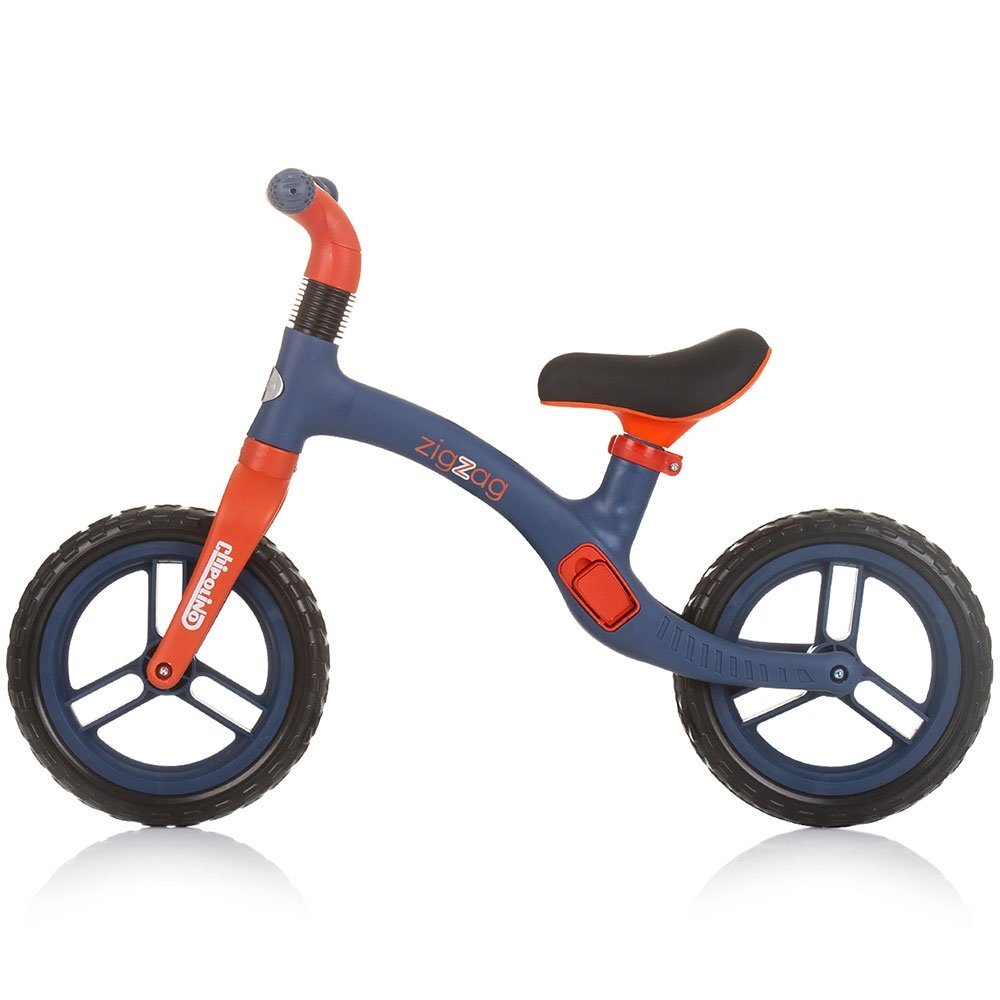 CHIPOLINO Bicicleta fara pedale Zig Zag blue red