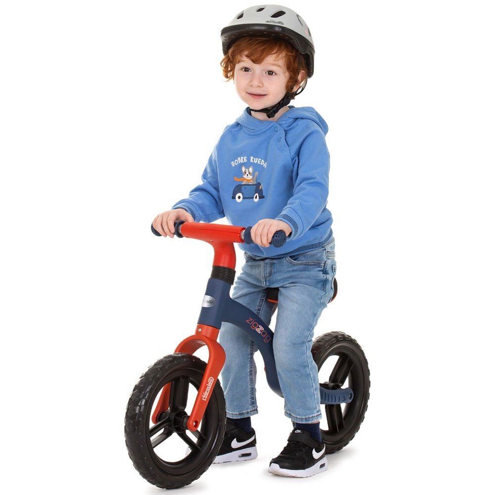 CHIPOLINO Bicicleta fara pedale Zig Zag blue red