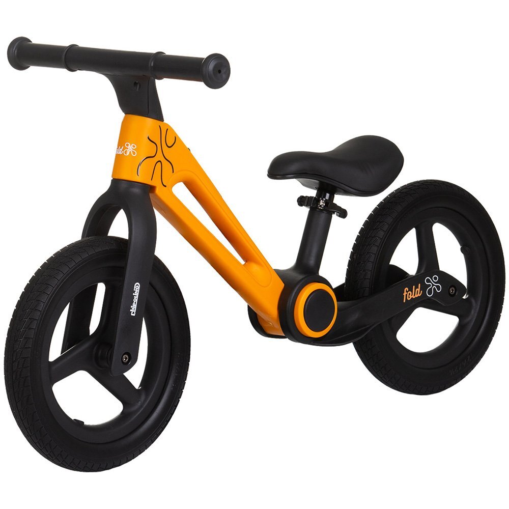 CHIPOLINO Bicicleta pliabila pentru copii Fold X Orange fara pedale 12 inch greutate suportata 25 kg scaun reglabil pe inaltime