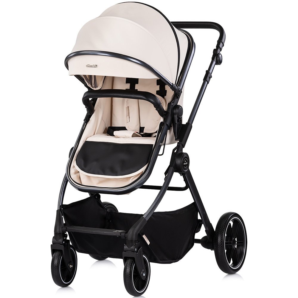 CHIPOLINO Carucior 2 in 1 pentru copii Pearl Cashmere transformabil sezut reversibil bara detasabila roti cu suspensii geanta greutate admisa 22 kg