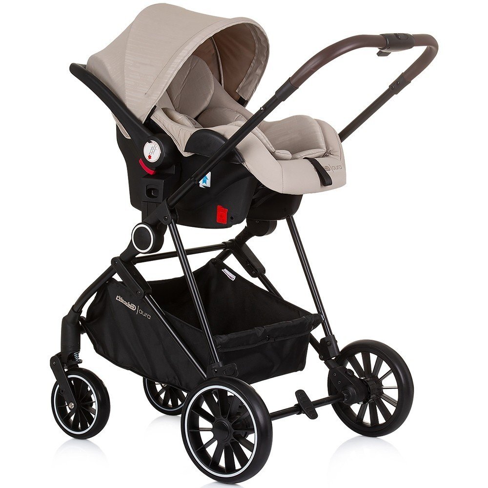 CHIPOLINO Carucior Aura 3 in 1 Macadamia i-Size