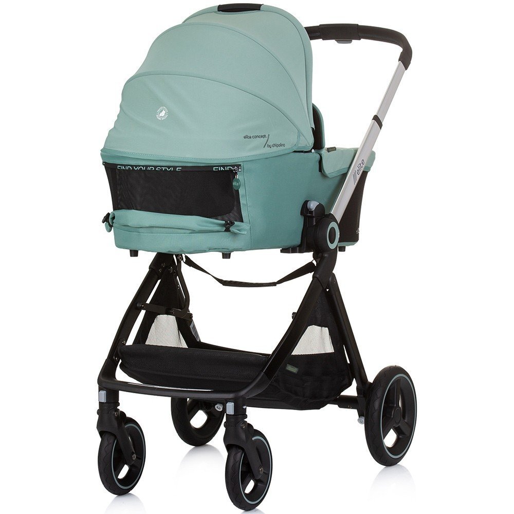 CHIPOLINO Carucior Elite 3 in 1 pastel green i-Size