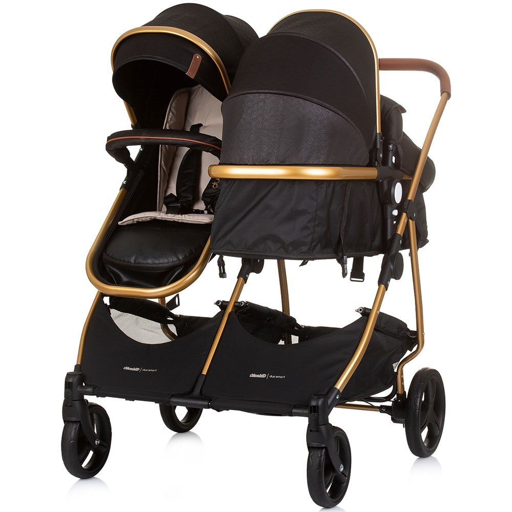 CHIPOLINO Carucior gemeni Duo Smart 2 in 1 obsidian gold