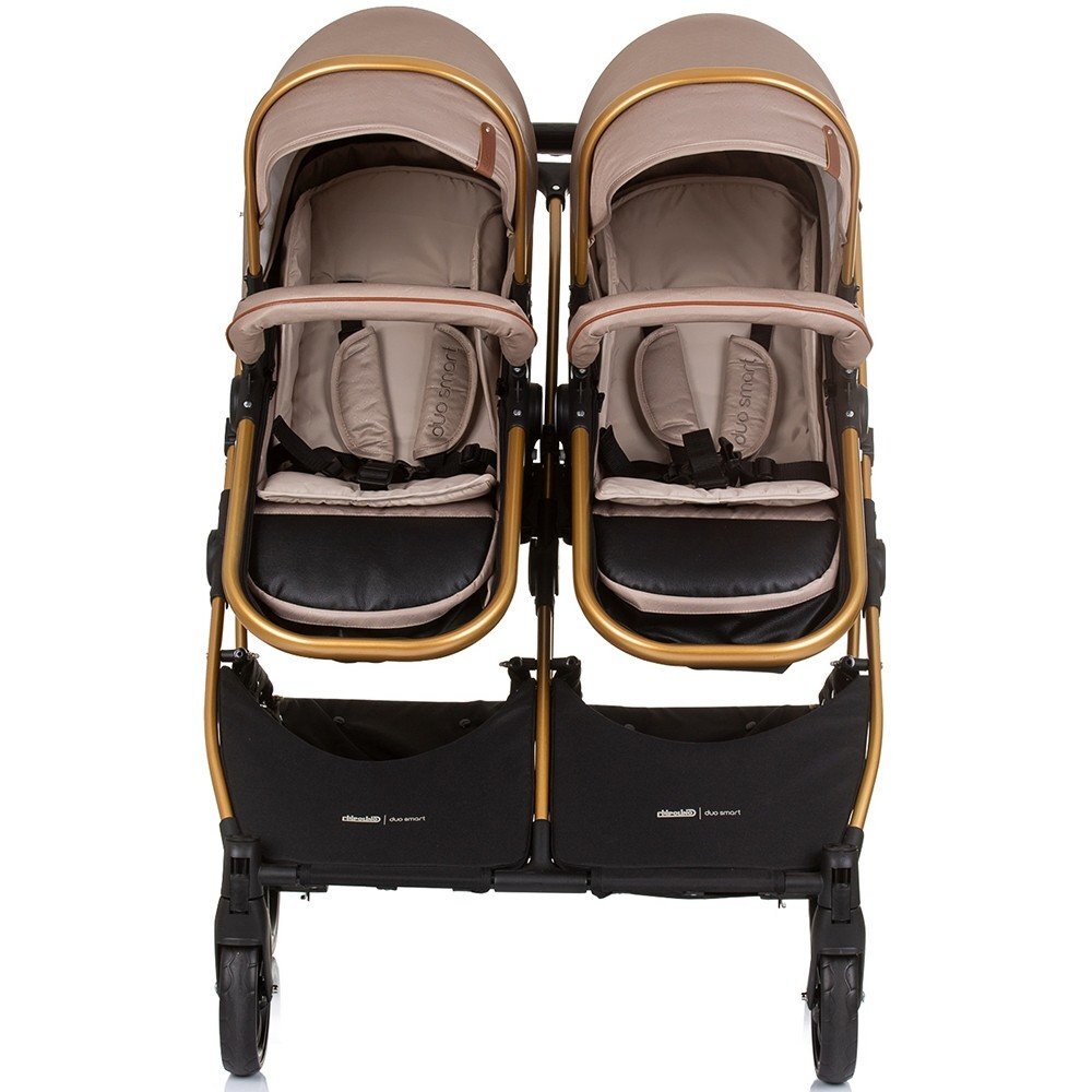CHIPOLINO Carucior gemeni Duo Smart 3 in 1 golden beige