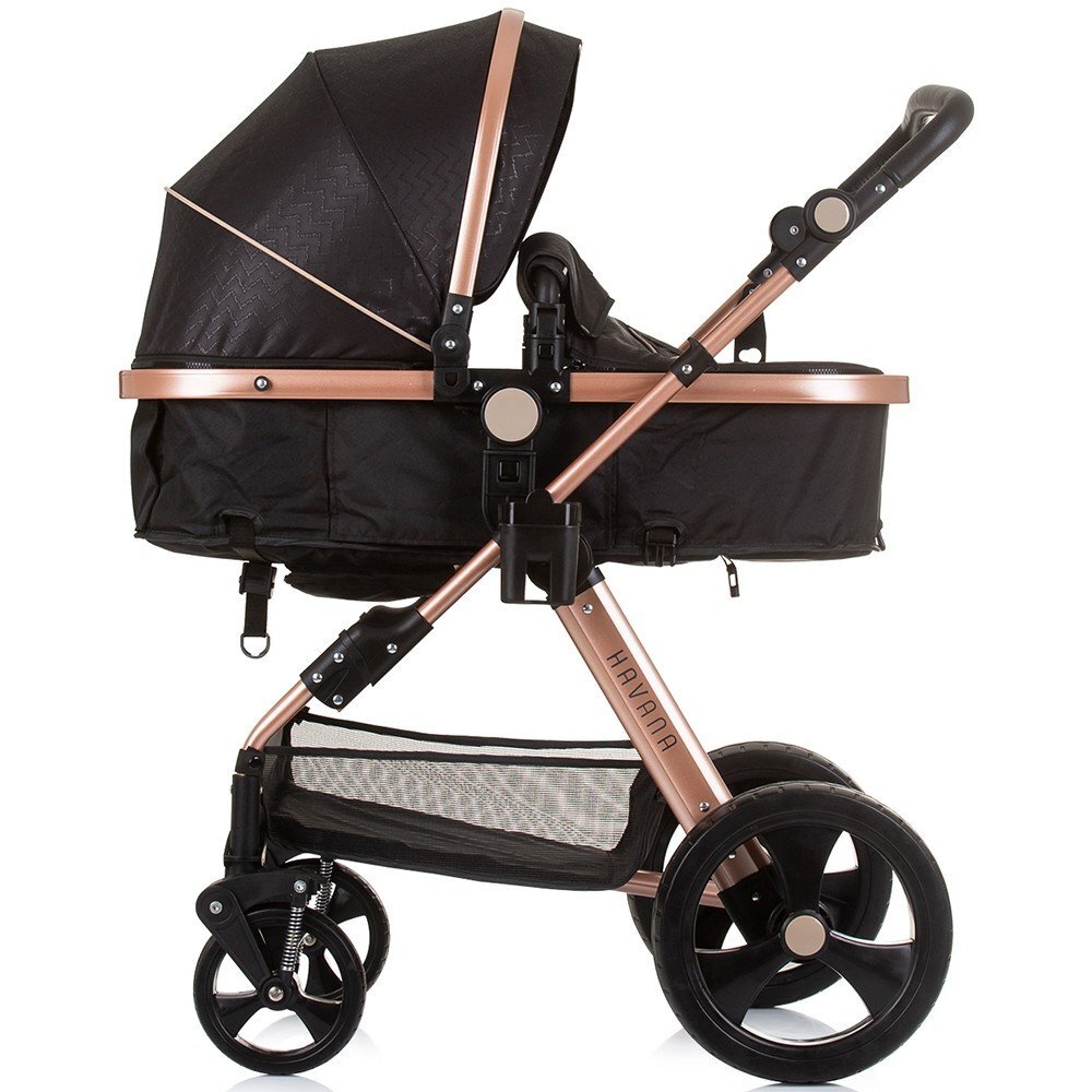 CHIPOLINO Carucior Havana 3 in 1 Obsidian gold i-Size