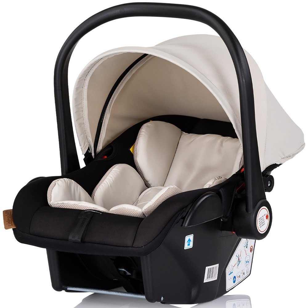 CHIPOLINO Carucior pentru copii Amore Biscotta 3 in 1 transformabil cu suspensii spatar reglabil husa de picioare gentuta si suport pahar
