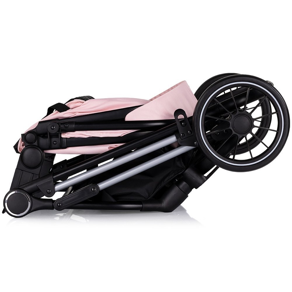 CHIPOLINO Carucior pentru copii Aura 2 in 1 marshmallow cu suspensii spatar reglabil sezut reversibil accesorii incluse greutate maxim admisa 22 kg