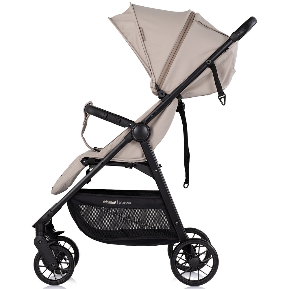 CHIPOLINO Carucior pentru copii Blossom Latte spatar reglabil bara de protectie greutate admisa 22 kg