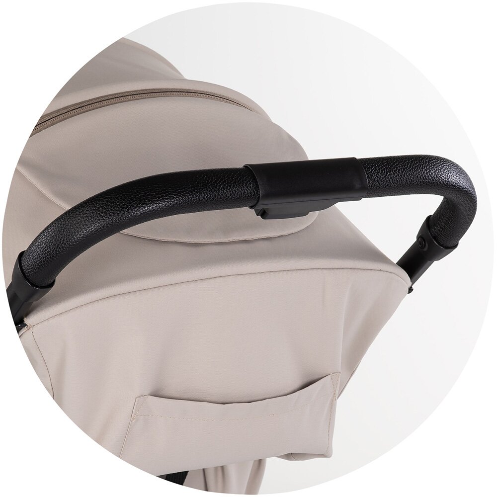 CHIPOLINO Carucior pentru copii Blossom Latte spatar reglabil bara de protectie greutate admisa 22 kg
