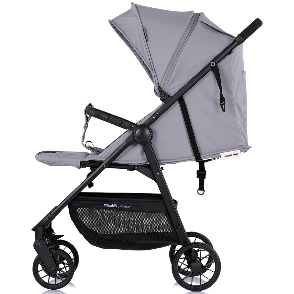 CHIPOLINO Carucior pentru copii Blossom Platinum spatar reglabil bara de protectie greutate admisa 22 kg