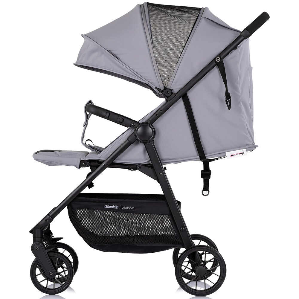 CHIPOLINO Carucior pentru copii Blossom Platinum spatar reglabil bara de protectie greutate admisa 22 kg