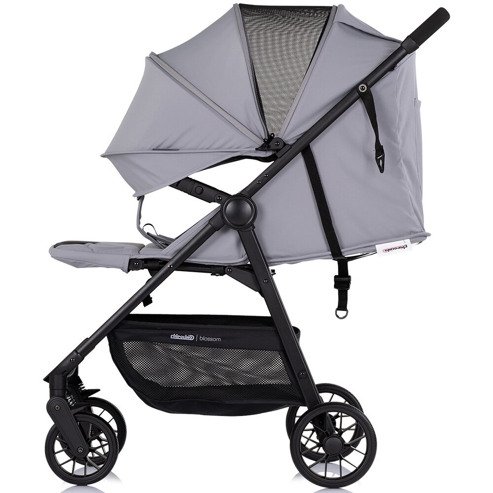 CHIPOLINO Carucior pentru copii Blossom Platinum spatar reglabil bara de protectie greutate admisa 22 kg