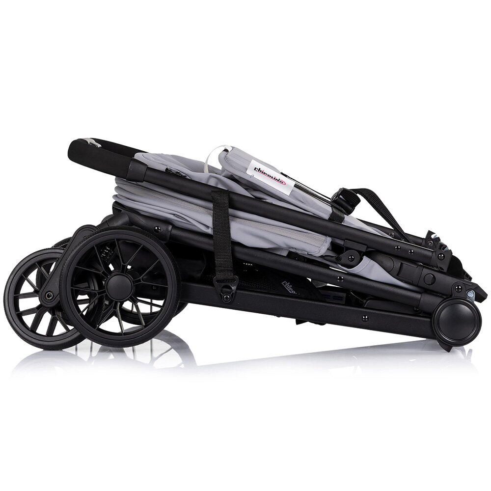CHIPOLINO Carucior pentru copii Blossom Platinum spatar reglabil bara de protectie greutate admisa 22 kg