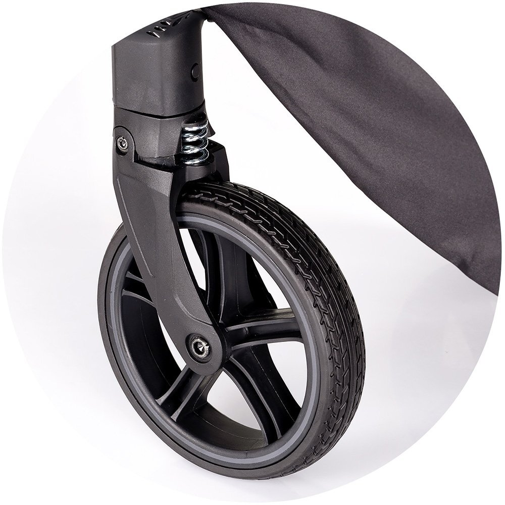 CHIPOLINO Carucior pentru copii Diamond cloud grey Cadru aluminiu Spatar reglabil suport picioare reglabil Suspensii greutate suportata 22 kg