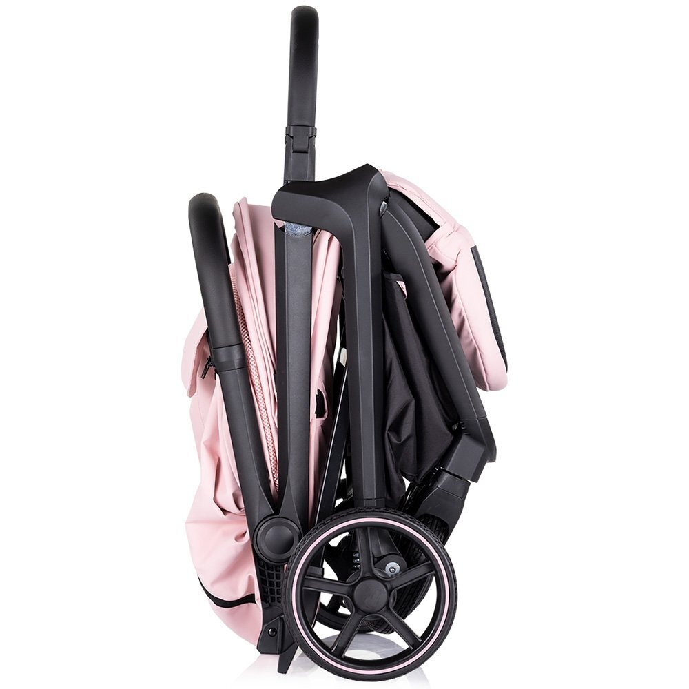 CHIPOLINO Carucior pentru copii Diamond pink marshmallow Cadru aluminiu Spatar reglabil suport picioare reglabil Suspensii greutate suportata 22 kg
