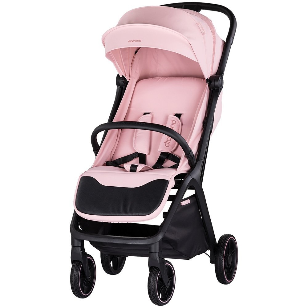 CHIPOLINO Carucior pentru copii Diamond pink marshmallow Cadru aluminiu Spatar reglabil suport picioare reglabil Suspensii greutate suportata 22 kg