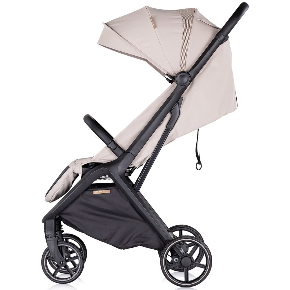 CHIPOLINO Carucior pentru copii Diamond tiramisu Cadru aluminiu Spatar reglabil suport picioare reglabil Suspensii greutate suportata 22 kg