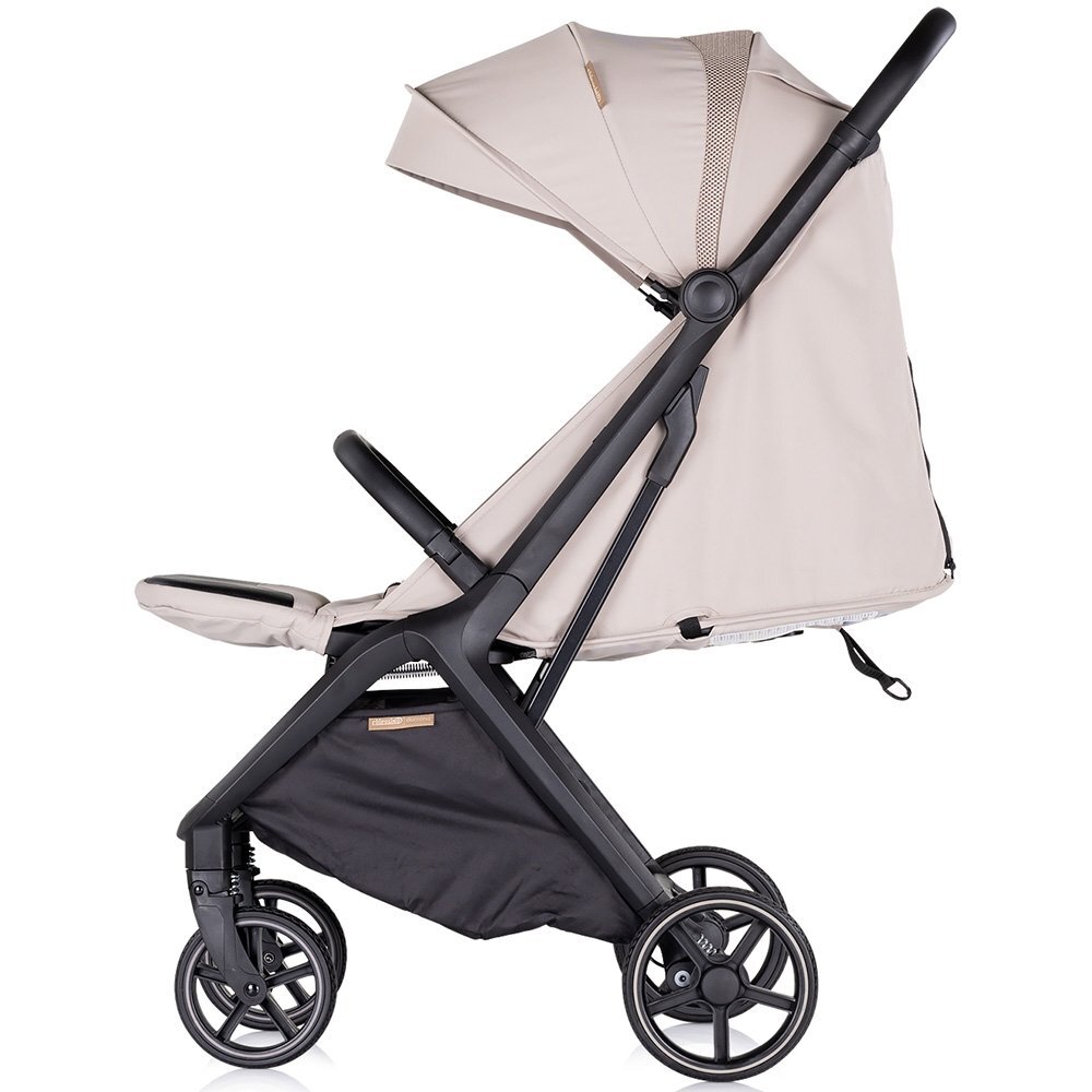 CHIPOLINO Carucior pentru copii Diamond tiramisu Cadru aluminiu Spatar reglabil suport picioare reglabil Suspensii greutate suportata 22 kg