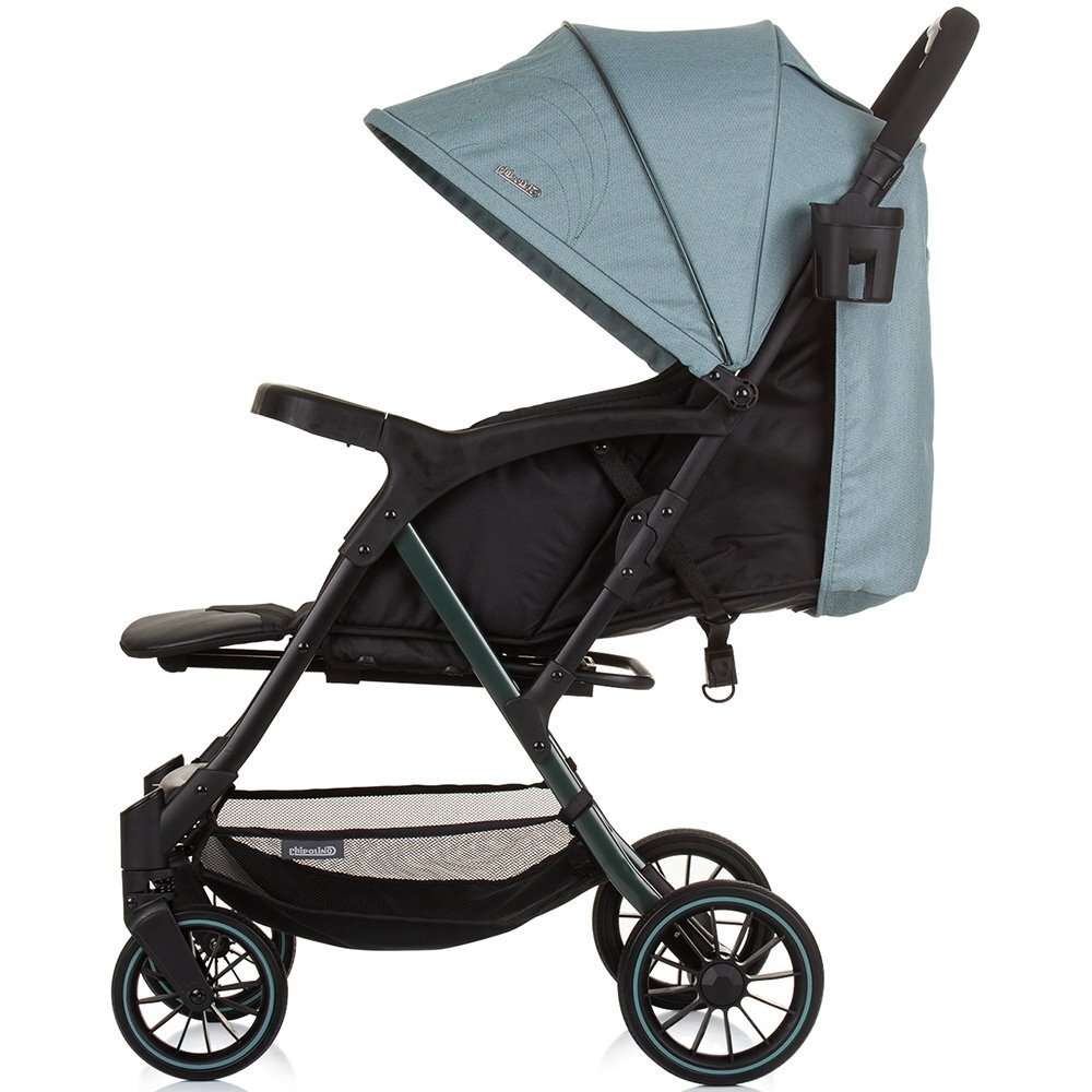 CHIPOLINO Carucior sport Amber cu husa picioare pastel green