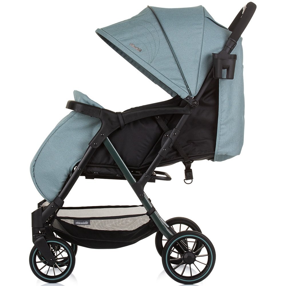 CHIPOLINO Carucior sport Amber cu husa picioare pastel green