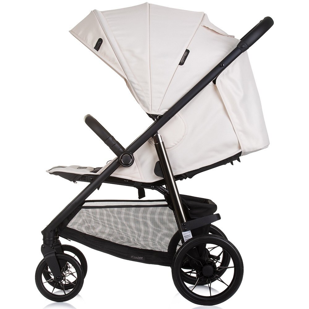 CHIPOLINO Carucior sport Insta biscotta cu husa de picioare suspensii cadru din aluminiu bara de protectie detasabila greutate admisa 22 kg
