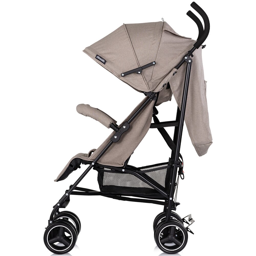 CHIPOLINO Carucior sport pentru copii Milano Latte spatar reglabil pliere tip umbrela suport de picioare reglabil greutate admisa 22 kg