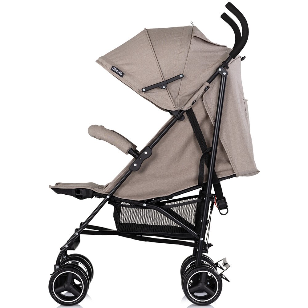 CHIPOLINO Carucior sport pentru copii Milano Latte spatar reglabil pliere tip umbrela suport de picioare reglabil greutate admisa 22 kg