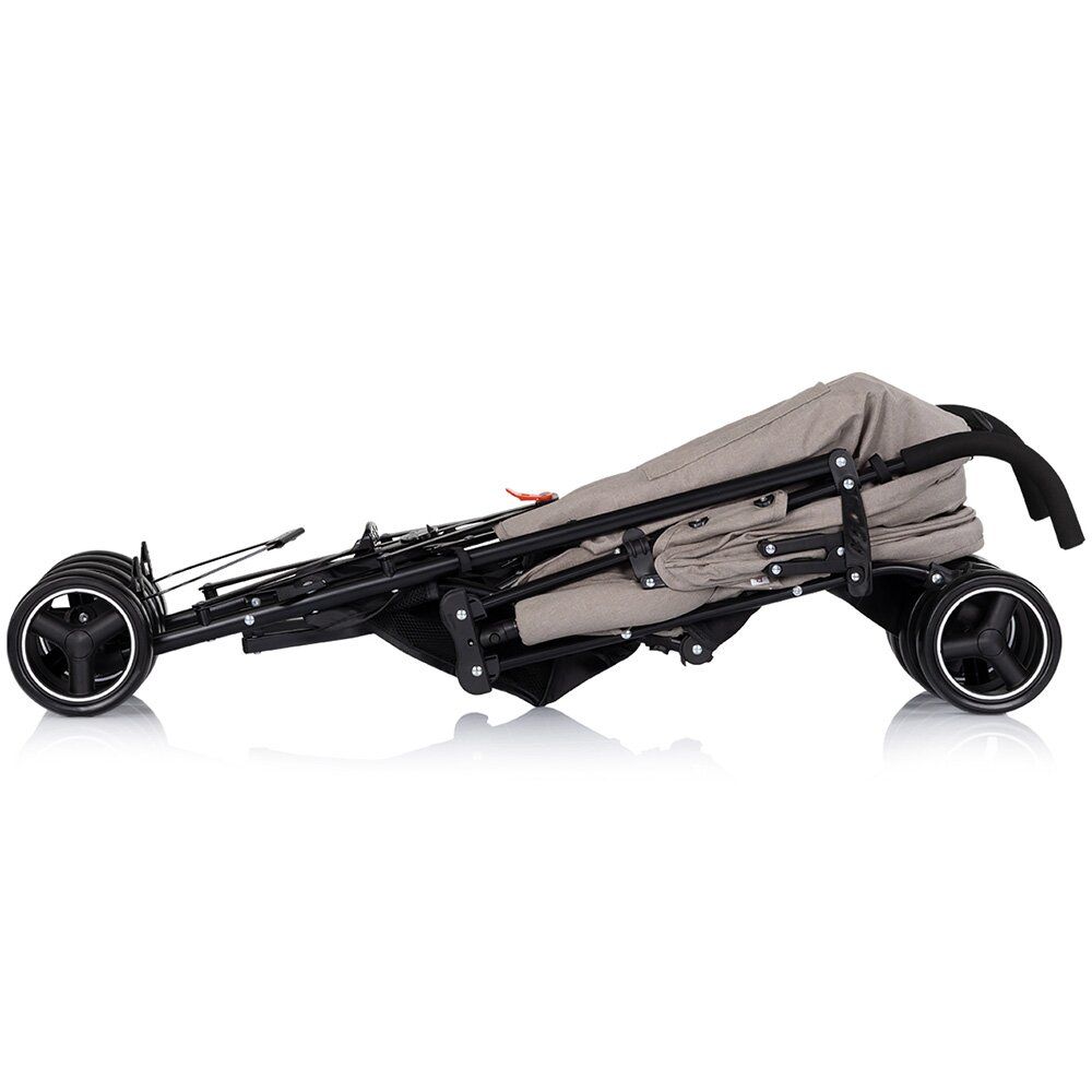 CHIPOLINO Carucior sport pentru copii Milano Latte spatar reglabil pliere tip umbrela suport de picioare reglabil greutate admisa 22 kg