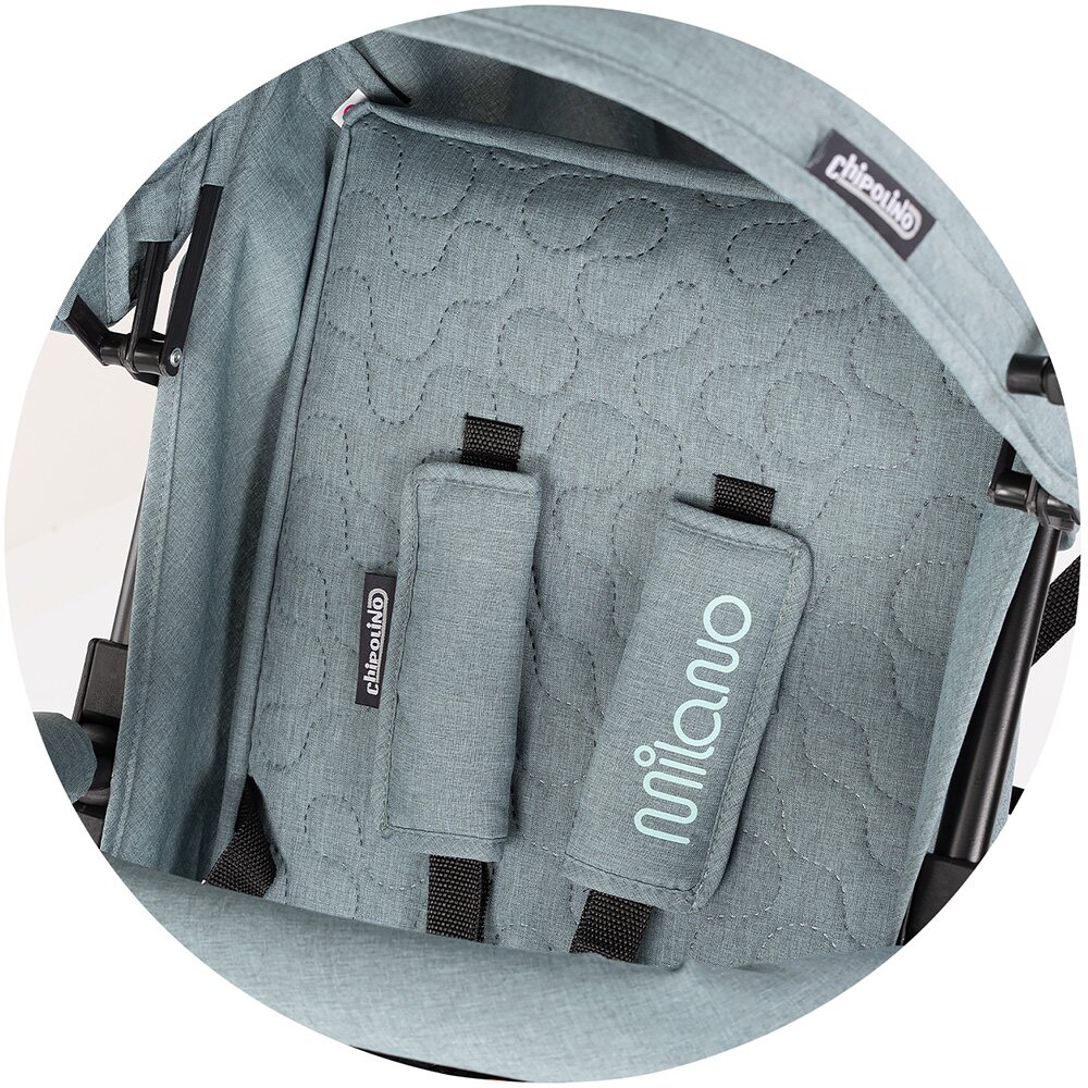 CHIPOLINO Carucior sport pentru copii Milano Matcha spatar reglabil pliere tip umbrela suport de picioare reglabil greutate admisa 22 kg