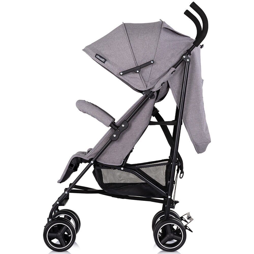 CHIPOLINO Carucior sport pentru copii Milano Platinum spatar reglabil pliere tip umbrela suport de picioare reglabil greutate admisa 22 kg