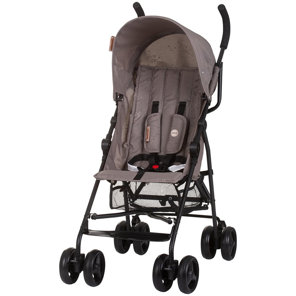 CHIPOLINO Carucior sport pentru copii Point Tiramisu pliere tip umbrela spatar reglabil in 2 pozitii