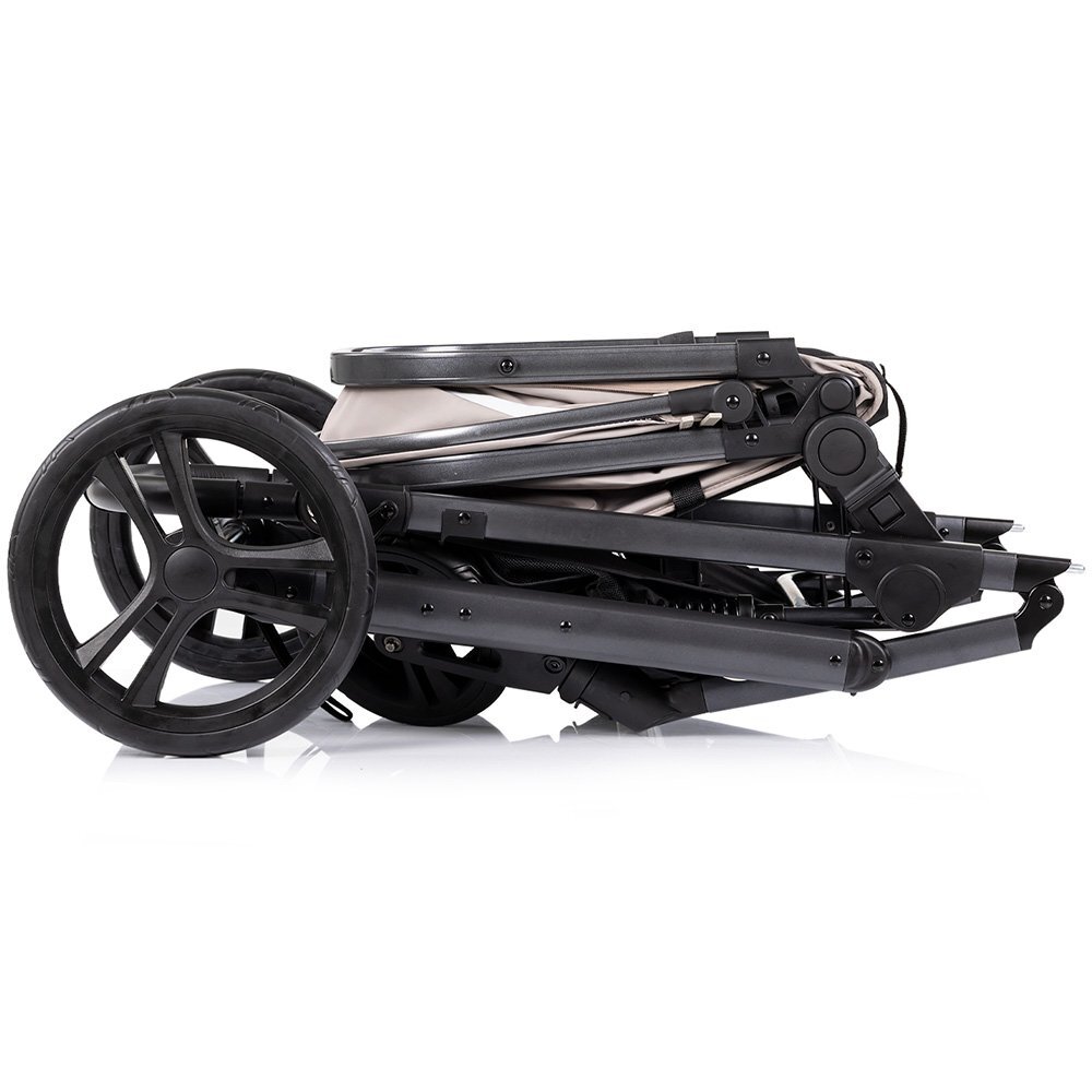 CHIPOLINO Carucior transformabil 3 in 1 pentru copii Amore Latte cu suspensii sezut reversibil accesorii greutate suportata 22 kg