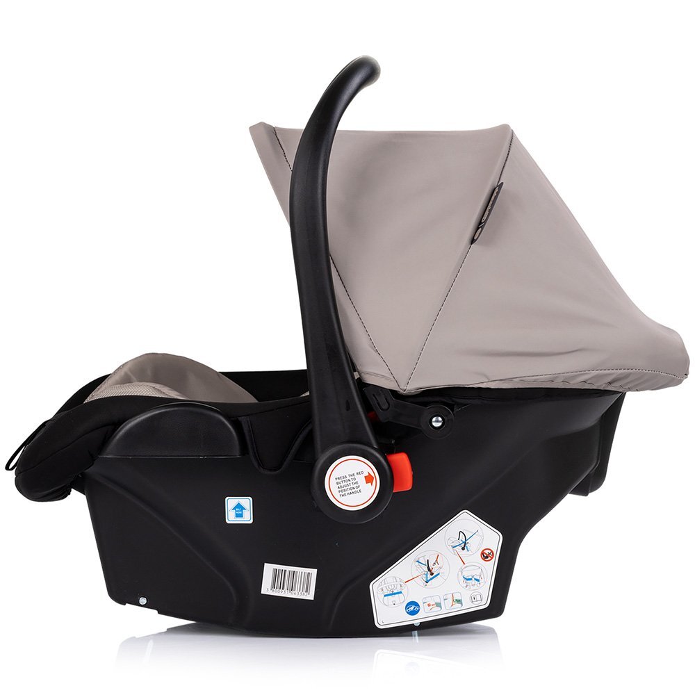 CHIPOLINO Carucior transformabil 3 in 1 pentru copii Amore Latte cu suspensii sezut reversibil accesorii greutate suportata 22 kg